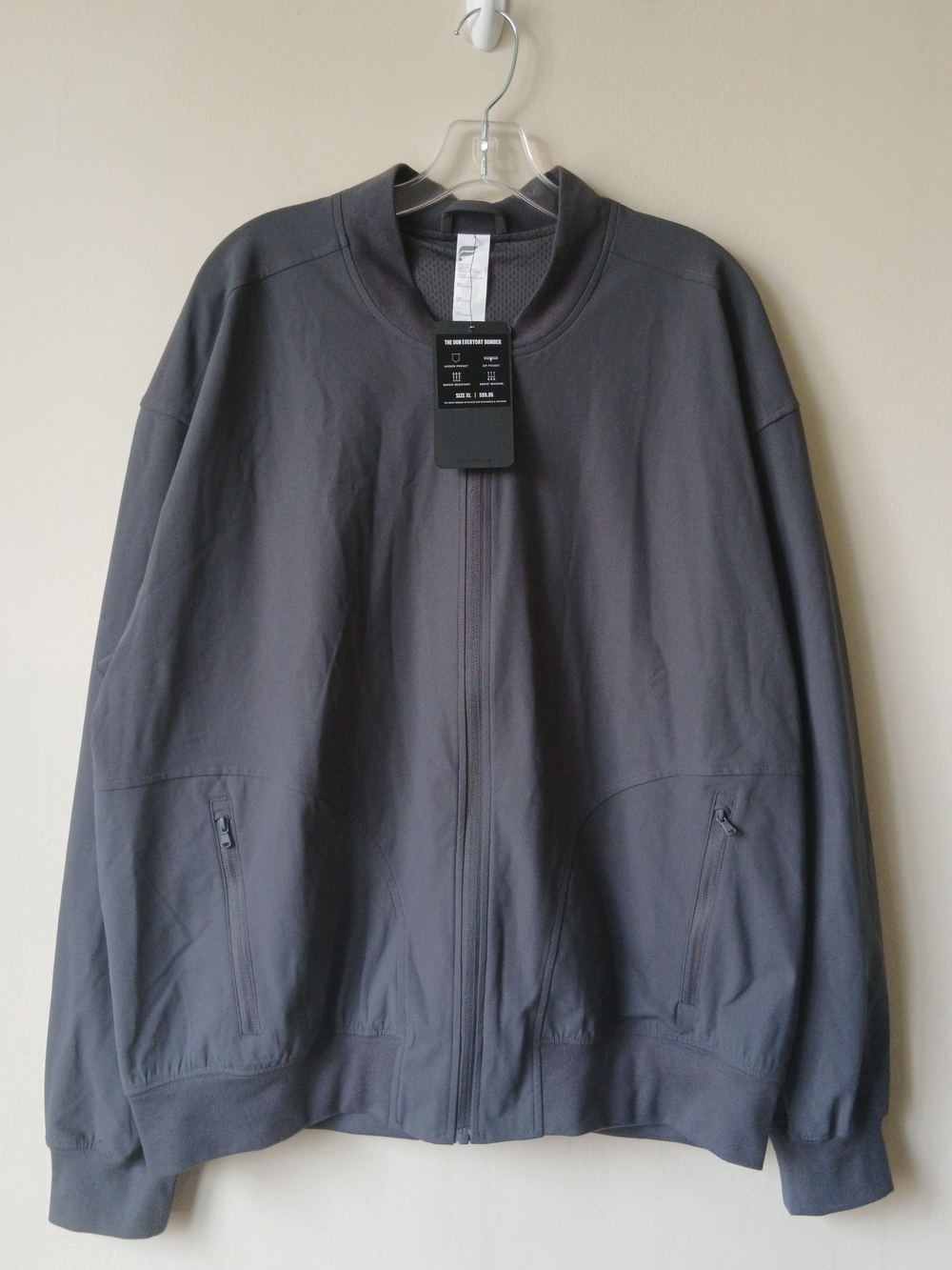 Fabletics Don Everyday Bomber Men's Lightweight Full-Zip Shirt Jacket